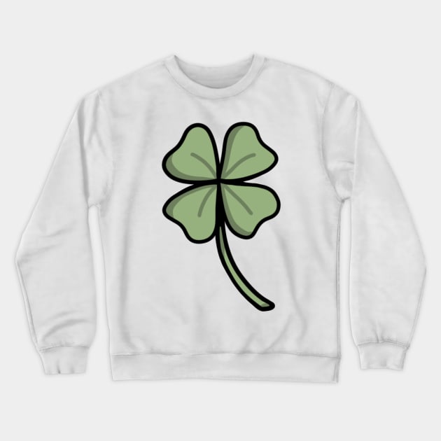 Four Leaf Clover Crewneck Sweatshirt by Reeseworks